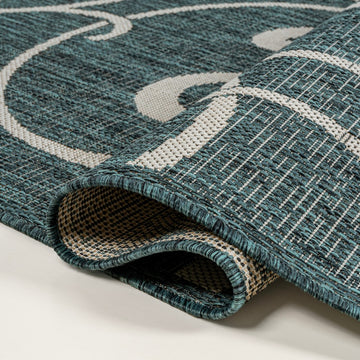 Maribel Traditional Classic All-Over Scroll Area Rug